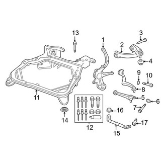 Lincoln OE - Front Suspension - Suspension Components (Base)