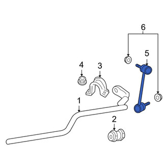 Lincoln OE - Front Right Suspension Stabilizer Bar Link