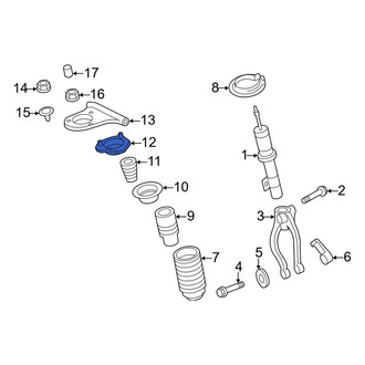 Lincoln OE - Front Suspension Strut Mount