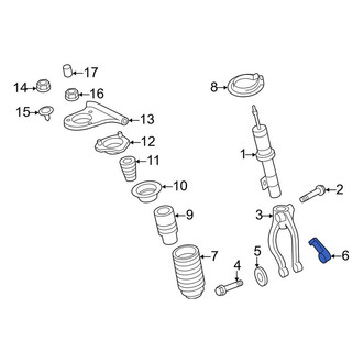 Lincoln OE - Suspension Strut Fork Nut