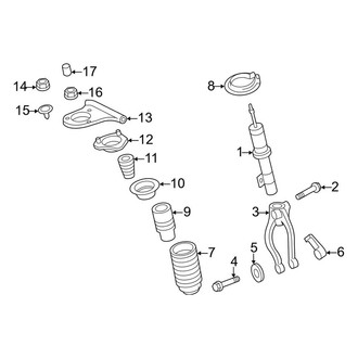 Lincoln OE - Front Suspension - Struts & Components (Base)