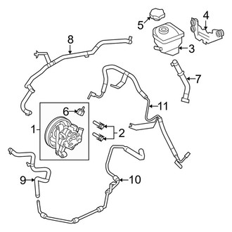 Lincoln OE - Steering Gear & Linkage - Pump & Hoses