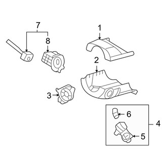 Lincoln OE - Steering Column - Shroud, Switches & Levers (Base)