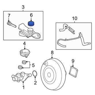 Lincoln OE - Brake Master Cylinder Reservoir Cap