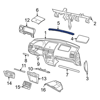 Lincoln OE - Dashboard Air Vent Trim