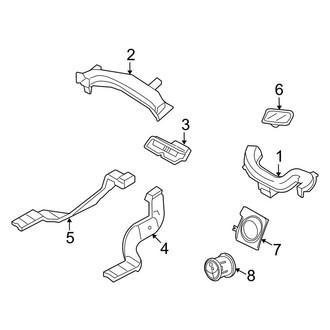 Lincoln OE - Instrument Panel - Ducts