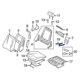 Lincoln OE - Front Lower Climate Controlled Seat Duct