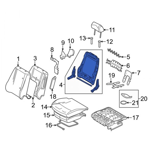 Seat Back Frame