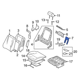 Lincoln OE - Front Lower Climate Controlled Seat Duct