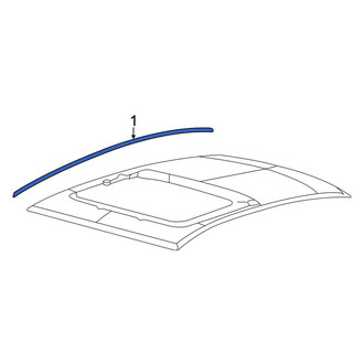 Lincoln OE - Left Roof Molding