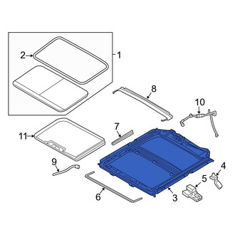 Lincoln OE - Sunroof Frame
