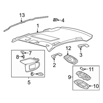 Lincoln OE - Roof - Interior Trim