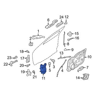 Lincoln OE - Front Left Door Latch Assembly