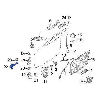 Lincoln OE - Rear Left Door Check