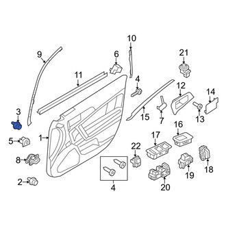 Lincoln OE - Front Door Interior Trim Panel Retainer