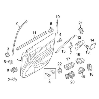 Lincoln OE - Front Door - Interior Trim (Base)
