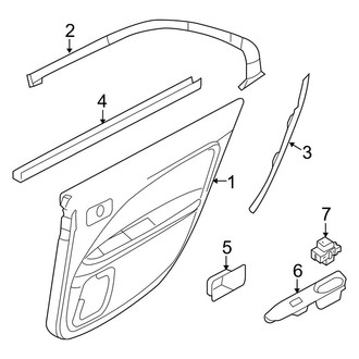 Lincoln OE - Rear Door - Interior Trim