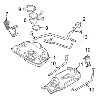 Lincoln OE - Fuel System Components (AWD)