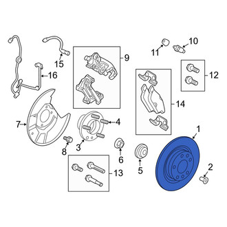 Lincoln OE - Rear Disc Brake Rotor