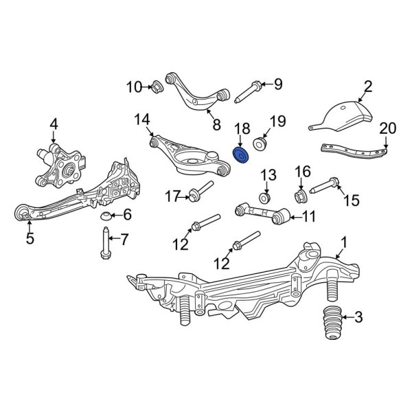 Suspension Control Arm Washer