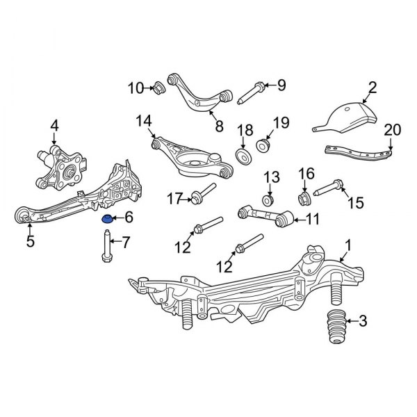 Suspension Trailing Arm Washer