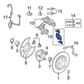 Lincoln OE - Rear Disc Brake Pad Set