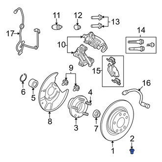 Lincoln OE - Rear Disc Brake Rotor Set Screw