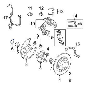 Lincoln OE - Front Wheel Bearing Snap Ring