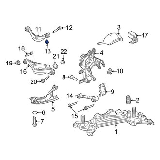 Lincoln OE - Suspension Trailing Arm Nut
