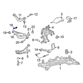 Lincoln OE - Rear Lower Suspension Control Arm Bolt