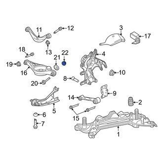 Lincoln OE - Suspension Trailing Arm Nut