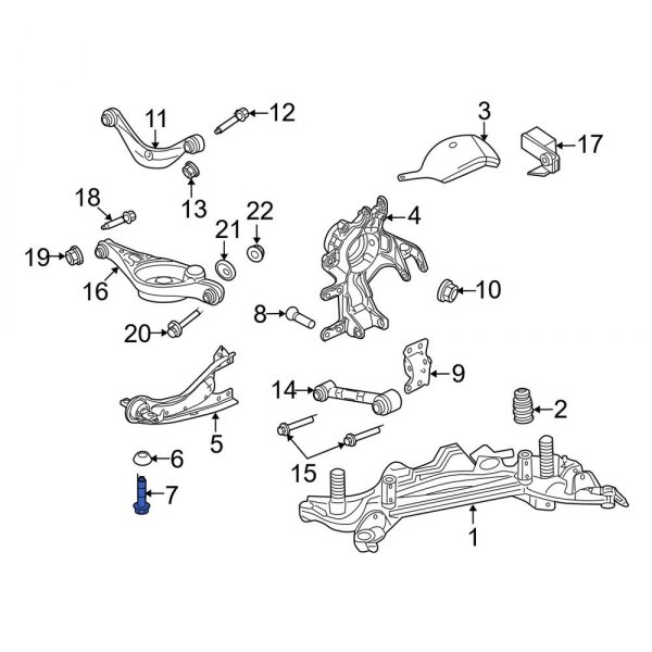 Lateral Arm Bolt