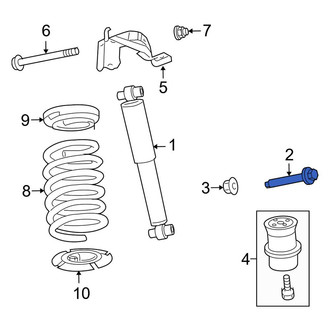 Lincoln OE - Lower Suspension Shock Absorber Bolt