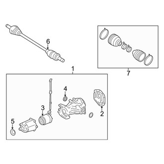 Lincoln OE - Rear Suspension - Axle & Differential (Base AWD)