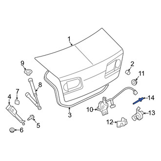 Lincoln OE - Deck Lid Lock Rivet