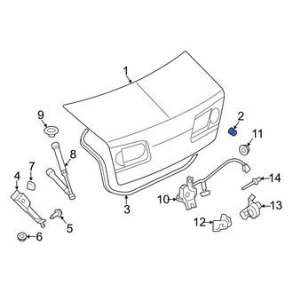 Lincoln OE - Deck Lid Stop Buffer