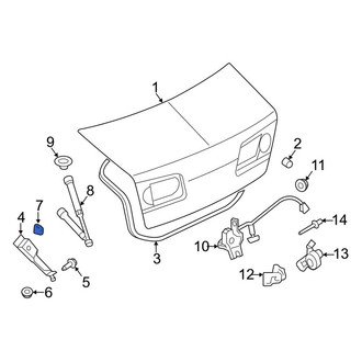 Lincoln OE - Deck Lid Stop Buffer
