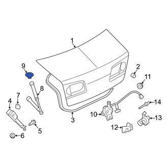 Lincoln OE - Rear Deck Lid Drain Plug