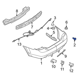 Lincoln OE - Front Bumper Cover Reinforcement Screw
