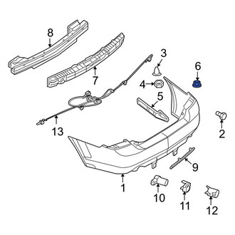 Lincoln OE - Front Bumper Cover Reinforcement Nut