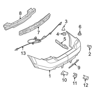 Lincoln OE - Rear Bumper - Bumper & Components