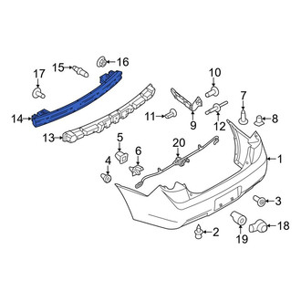 Lincoln OE - Rear Bumper Impact Bar