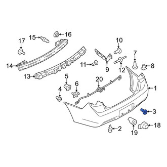 Lincoln OE - Radiator Support Splash Shield Screw