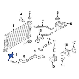 Lincoln OE - Cooling System Bypass Line Adapter Gasket