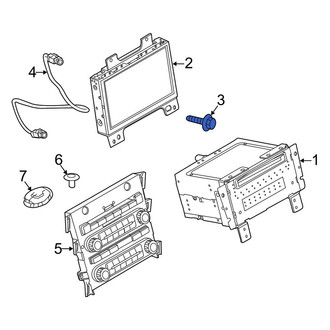 Lincoln OE - GPS Navigation System Screw