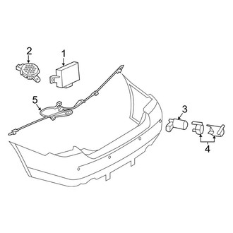 Lincoln OE - Electrical Components (Park Sensor System), (2.5L)