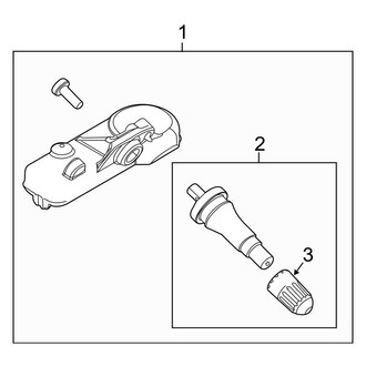 Lincoln OE - Electrical - Tire Pressure Monitor Components (Hybrid)
