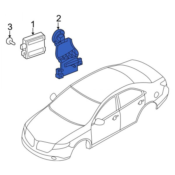 Blind Spot Detection System Warning Sensor Bracket