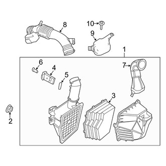 Lincoln OE - Engine / Transaxle - Air Intake (2.5L)