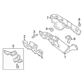 Lincoln OE - Exhaust System - Manifold